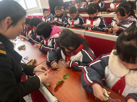植此青绿正当时，文明乘车伴童行